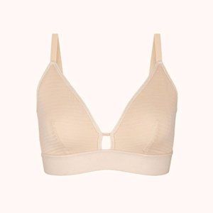 Lively Busty Striped Mesh Bralette Size 1